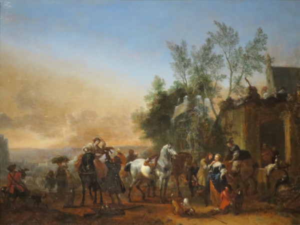 The Hunters Return by Philips Wouwermans